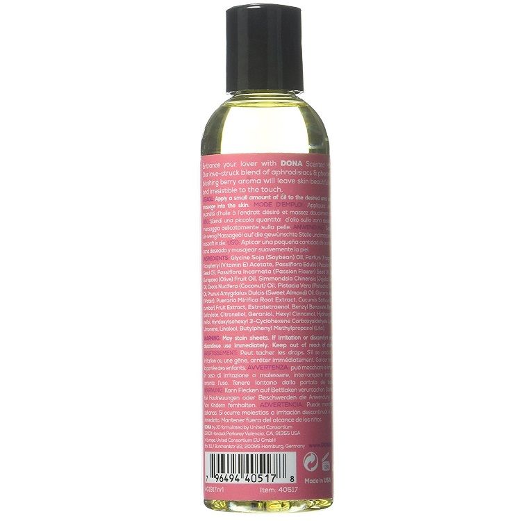 Dona - 费洛蒙按摩油 香甜杂莓 - 110ml Dona - 费洛蒙按摩油 香甜杂莓 - 110ml 照片-2