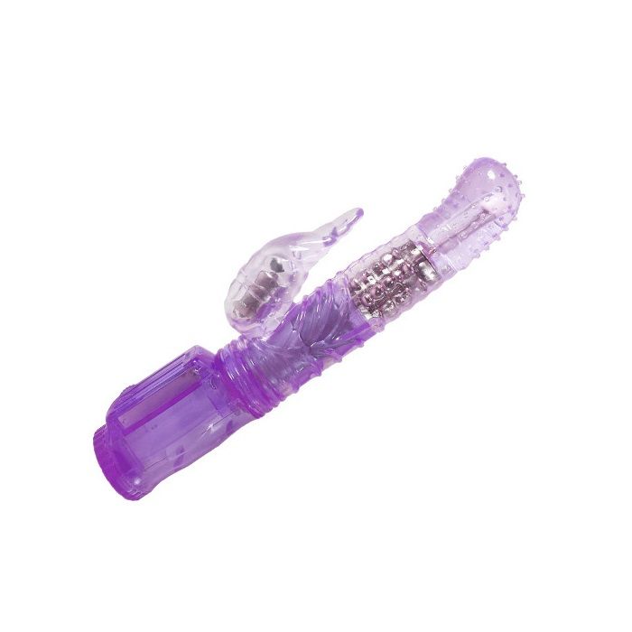 IMPULSE high-performance swing vibrator with strange shape! ... A-One - Impulse Rabbit Vibrator - Purple photo-2
