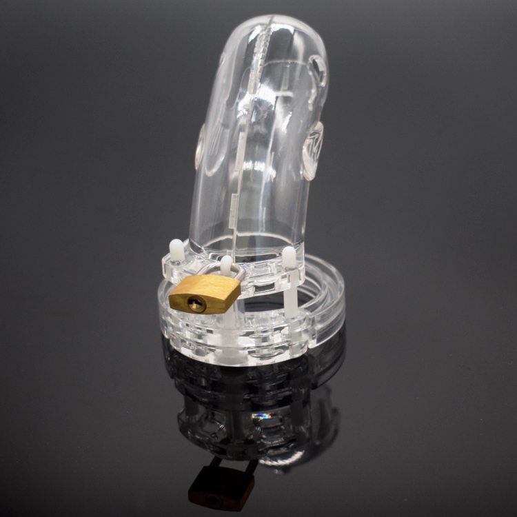 Whale head chastity cage
Total high: 130mm
Cage high: 116m... FAAK - Long Whale Chastity Cage - Clear photo-7