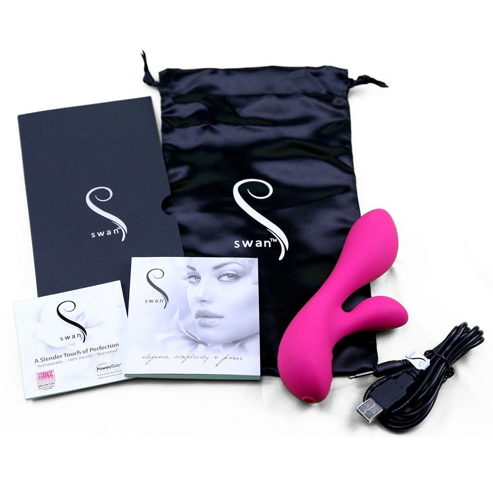 The Silver Swan is the sexy alter ego of the Whooper Swan wi... Swan - The Silver Swan Vibrator - Pink photo-7