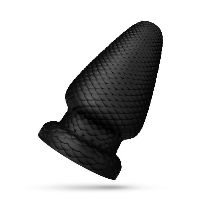 This large butt plug is the next challenge for experienced u... BUTTR - Scaled Butt Plug - Black photo-3