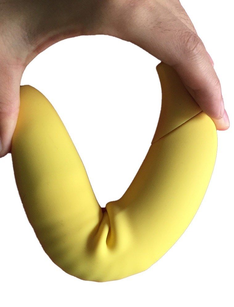 This vibrator is made of medical silicone, which has passed ... Aimec - Banana Shaped Vibrator photo-3