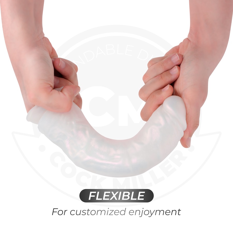 The COCK MILLER 21.5 cm is a high-end dildo that offers a un... Cock Miller - 21.5cm Lighting Vibro Dildo - Pearl photo-6