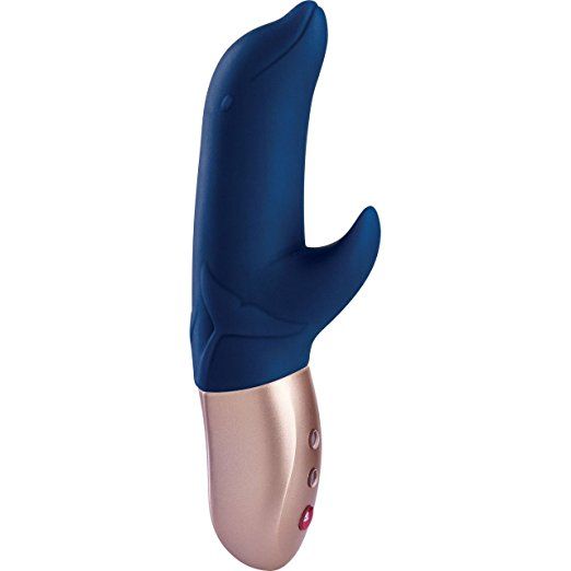 Just as you would expect from a dolphin, the DOLLY BI feels ... Fun Factory - Vibe Dolly Bi - Dark Blue photo-9