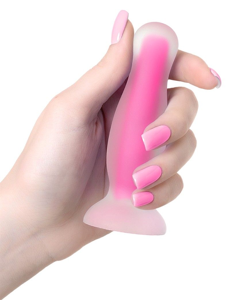 Glowing in the dark Cain Glow is your chance to go beyond re... Beyond - Cain Glow Anal Plug - Pink photo-2