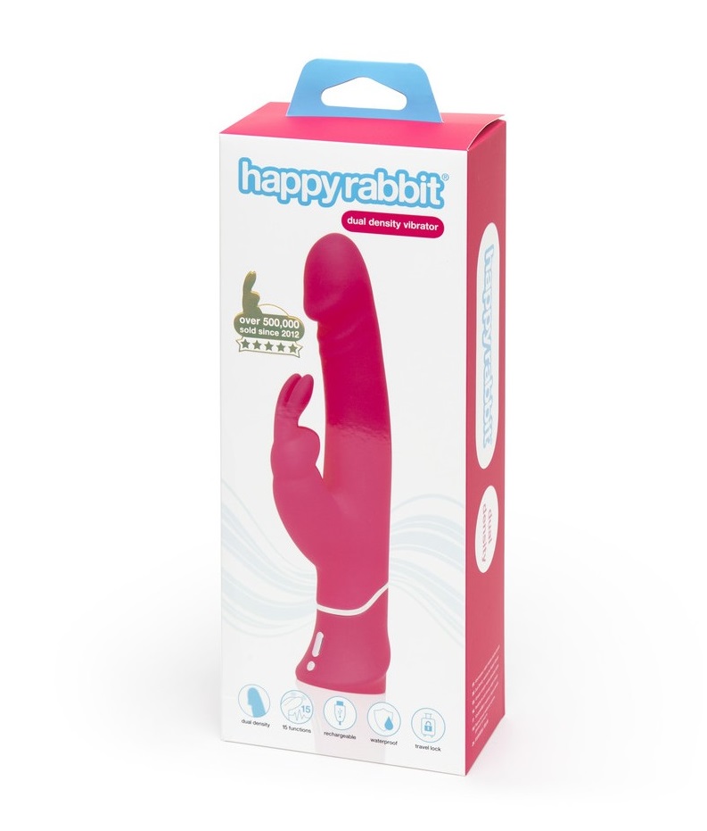 Happy Rabbit - Realistic Rabbit Vibrator - Pink photo-7