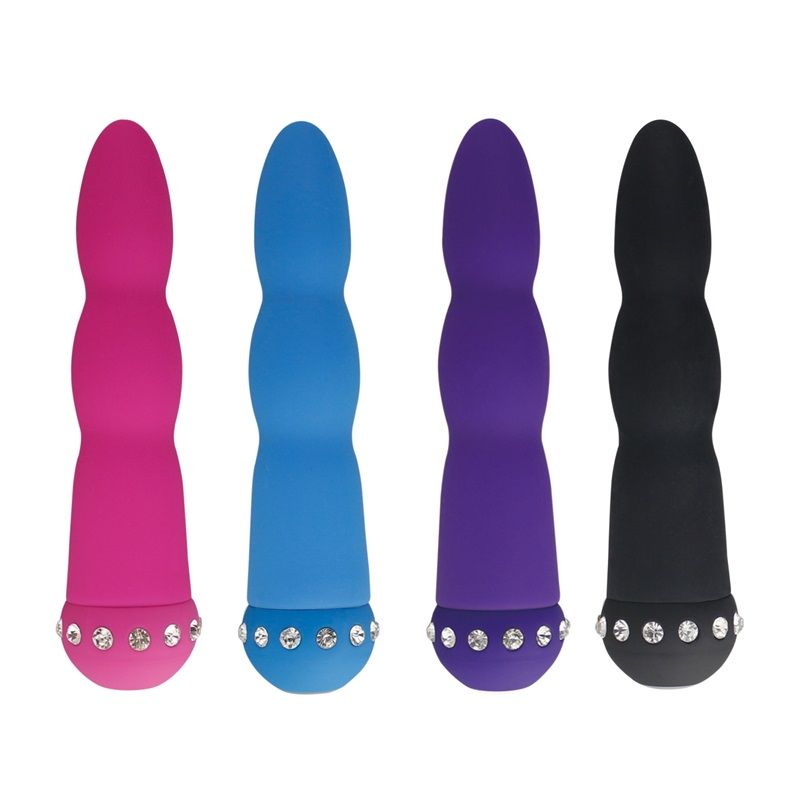 Sparkle Succubi Wavy Vibrator With DiamontesGive your loved ... Aphrodisia - Sparkle Succubi Wavy Wand - Purple photo-3