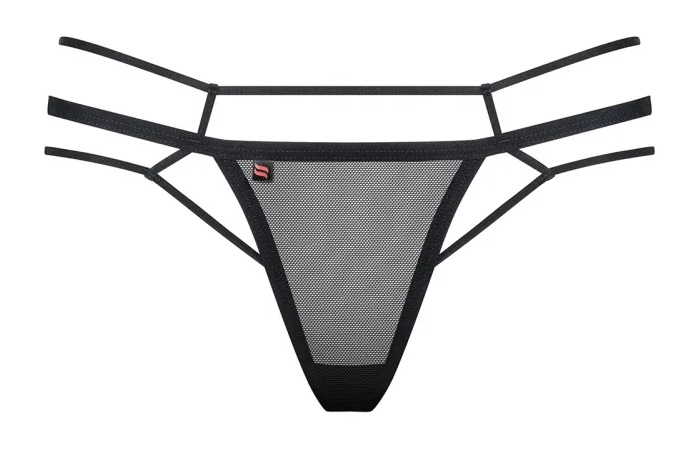 Wanna emphasize your feminine curves? Discover this sexy tho... Obsessive - 875-THO-1 Thong - Black - S/M photo-6