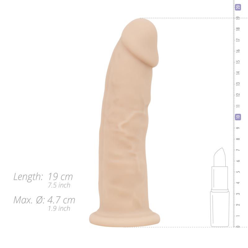 Enjoy exceptionally realistic stimulation with the Parker di... Real Fantasy - Parker Dildo 18cm photo-9