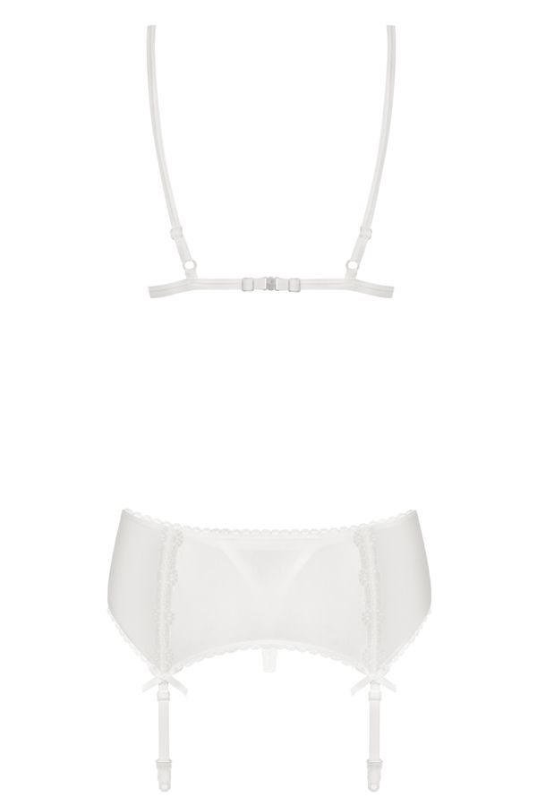 Three-piece perfection? It’s right here – waiting for you to... Obsessive - 843-SEG-2 3 pcs Set - White - L/XL photo-6
