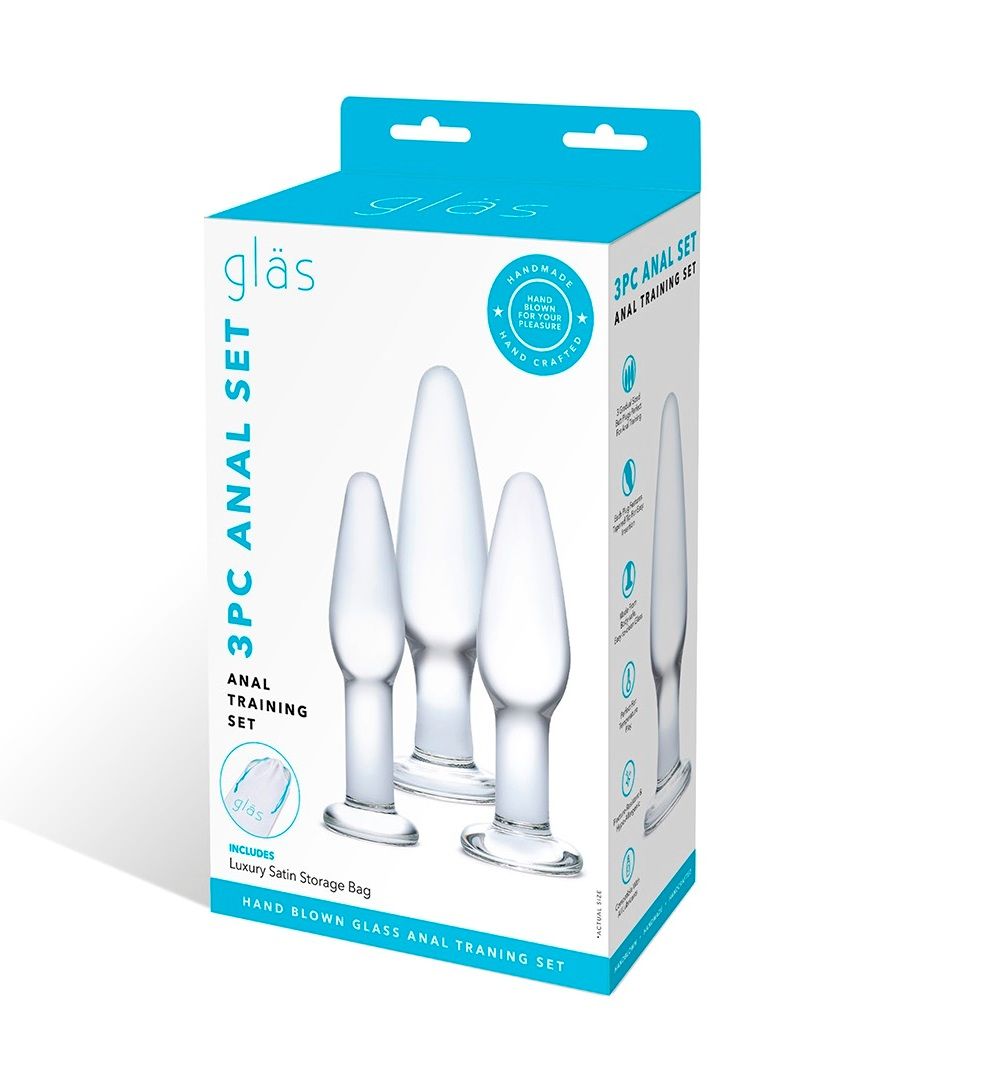Glas - 3PC Glass Anal Training Set photo-4