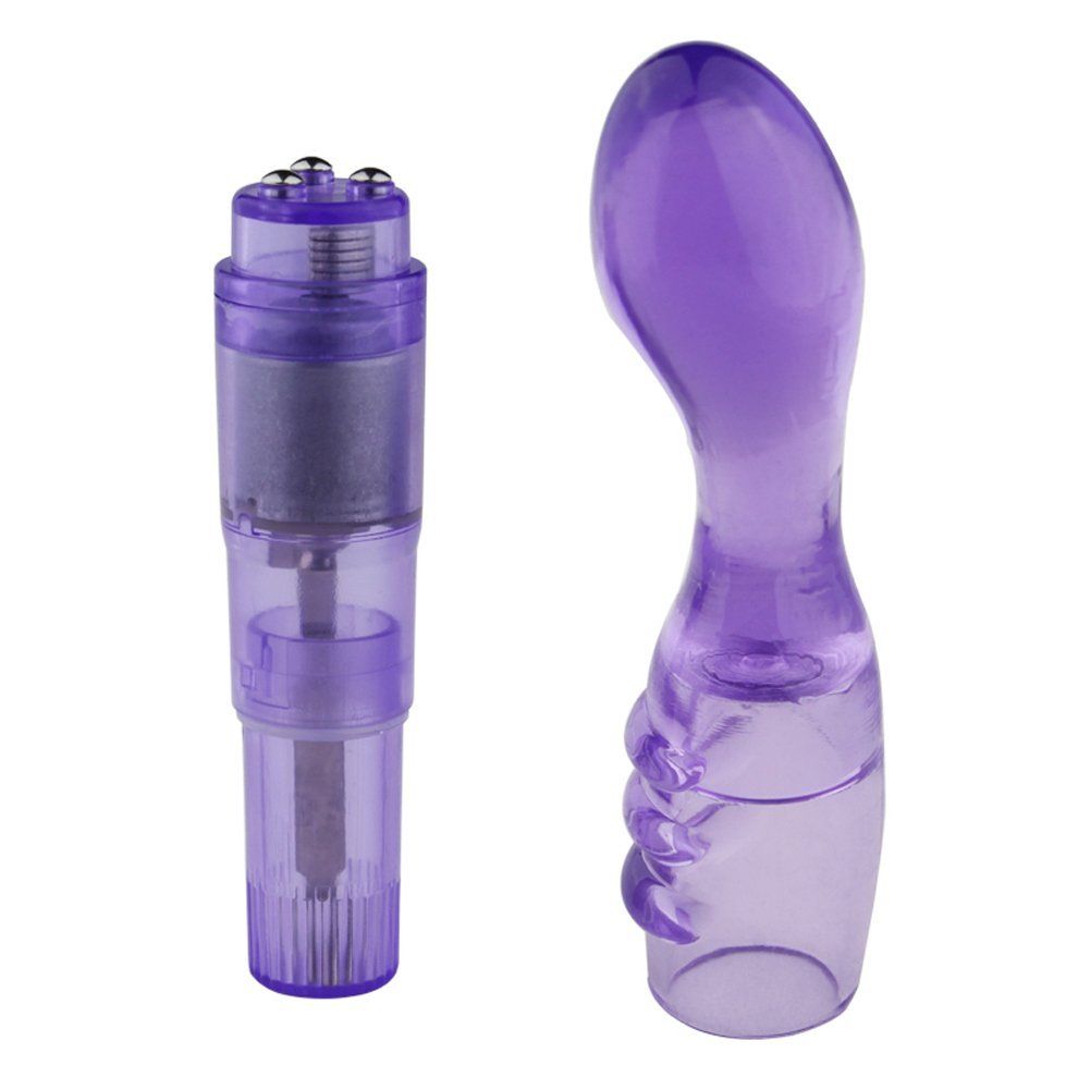 This is a Novel design G-Spot Vibe with a ON/OFF Vibrating.&... Aphrodisia - Rocket Ticklers G Spot Massager - Purple photo-3