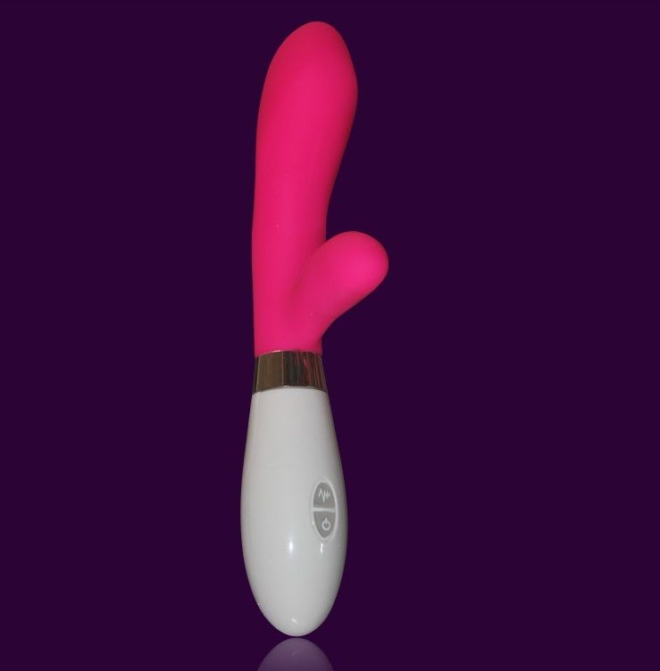 Material: ABS+SILICONE
Battery: 7# battery
Size: overall... GB - 10 Mode Dick Silicone Vibrator photo-2