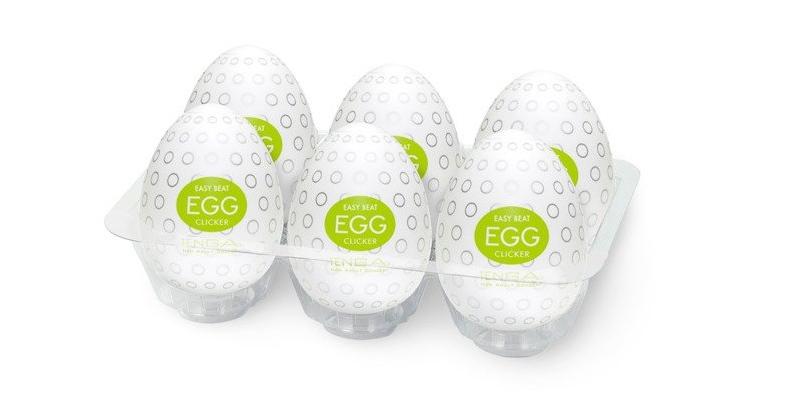 Nubs of sizes large and small cover the interior wall for an... Tenga - Egg Clicker photo-10