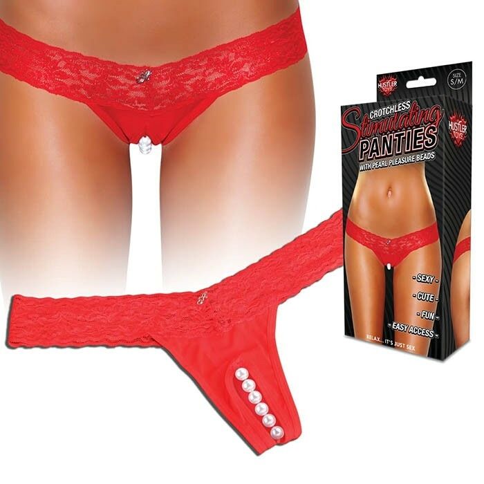 Turn any day into an exciting sensual experience!
Hustler Li... Hustler - Clitoral Stimulating Thong With Beads - Red - ML photo-4