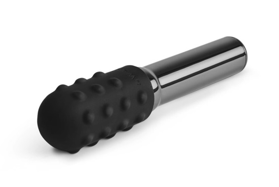 Rechargeable Vibrator With Silicone Textured Ring
Take your... Le Wand - Grand Bullet - Black photo-4