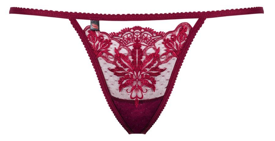 Obsessive - 878-THO-3 性感丁字褲 - 紫色 - L/XL 照片-7