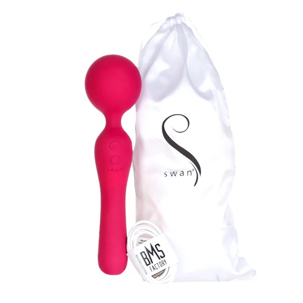 Swan - Sceptre Wand Massager - Pink photo-9