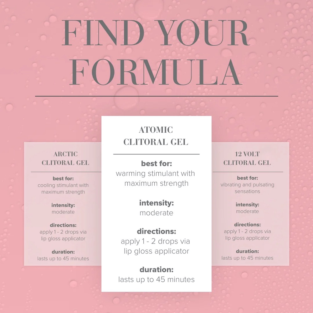 JO® ATOMIC are silicone-based clitoral stimulant formulated ... JO - Atomic Warming Clitoral Stimulant for Her - 10ml photo-6