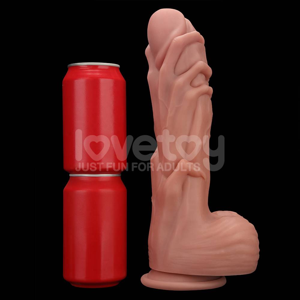 Lovetoy - 11.5" 握住阴茎大码 - 肉色 照片-16