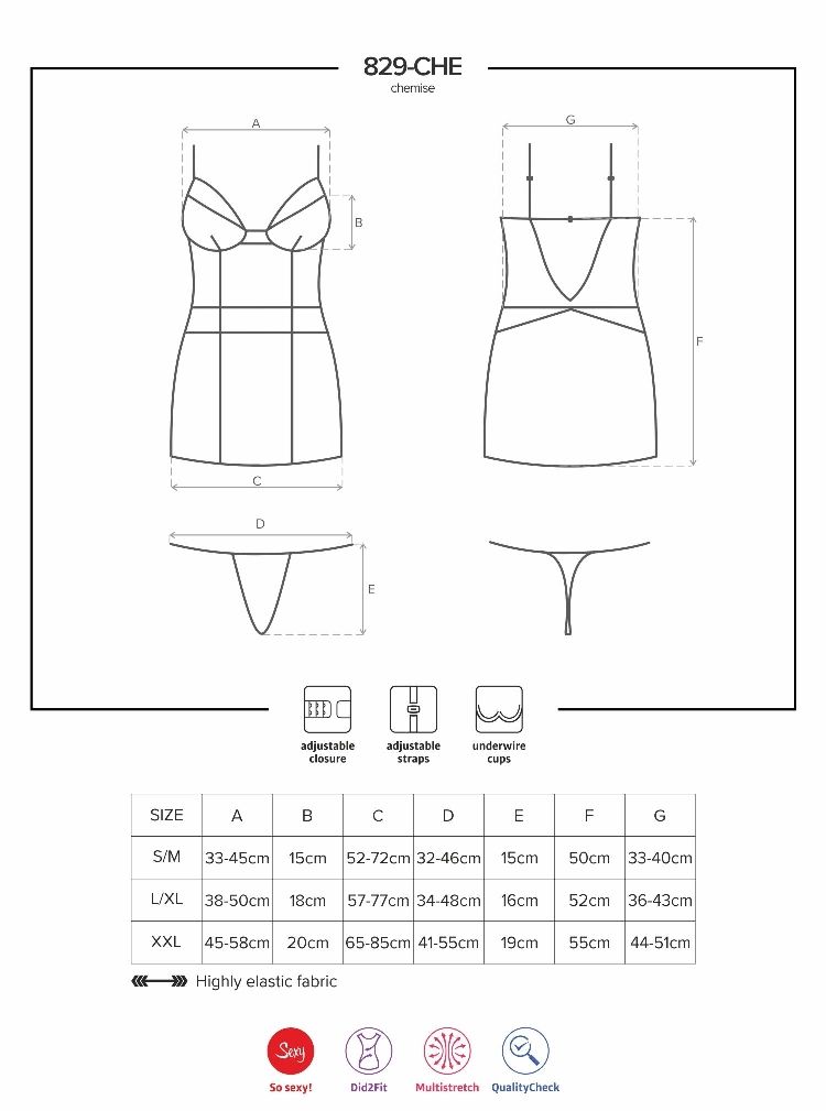 Looking for the world of pleasure and naughty fantasies? Thi... Obsessive - 829-CHE-3 Chemise & Thong - Red - L/XL photo-9