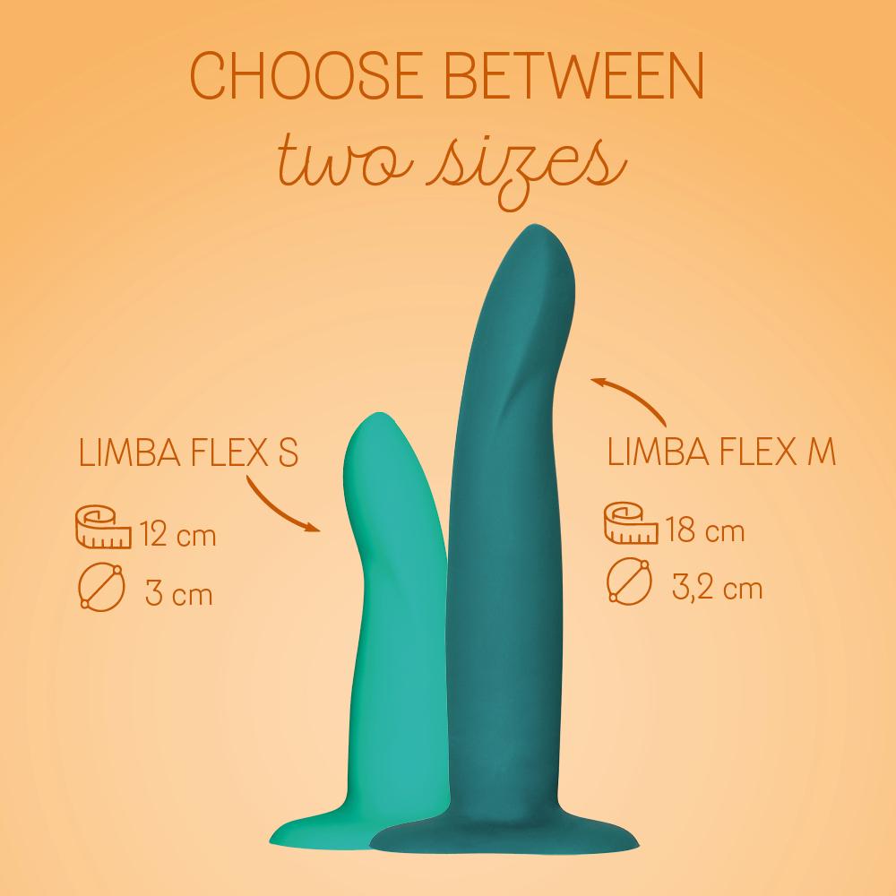 每個人的身體都是不同的,而每次發生性關係時也是如此。這就是 LIMBA FLEX 可彎曲以保持各種形狀和角度的原因 - ... Fun Factory - Limba Flex 可彎曲假陽具 S - 湖綠色 照片-7