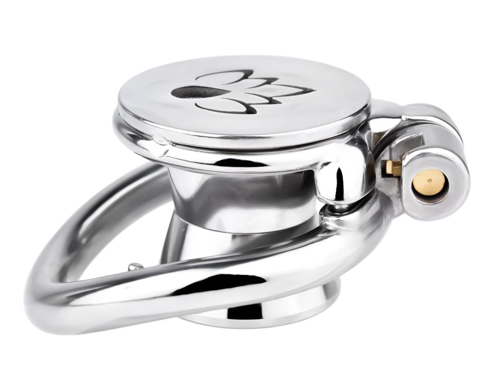 Material:304 Stainless steel
Cage length: 45mm
Cage high: 43... FAAK - Lily Flower Chastity Cage 45mm photo-7