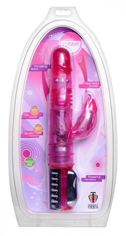 The Orgasmic Jumping Rabbit is loved by women around the wor... Trinity Vibes - Orgasmic Jumping Rabbit Vibrator - Pink photo-4