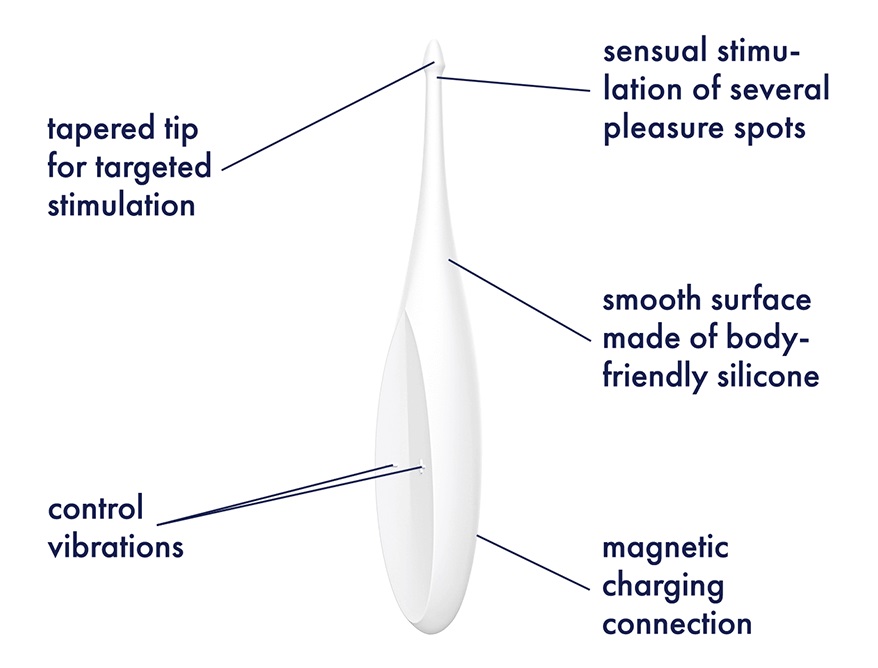 The Satisfyer Twirling Fun with its intermittent, powerful, ... Satisfyer - Twirling Fun - White photo-4