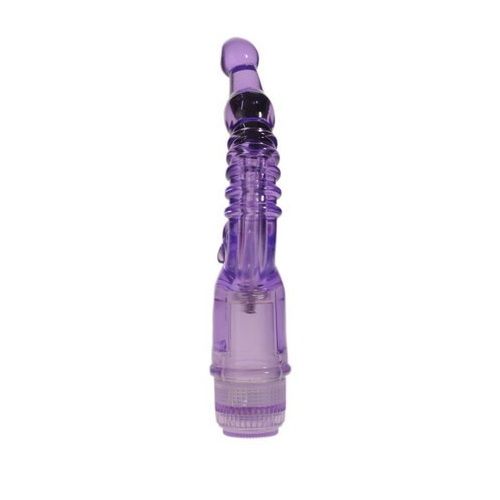 Use your waterproof Naughty Rabbit Vibrator in the tub, show... Aphrodisia - Naughty Dolphin Crystal Stimulator Vibe- Purple photo-8