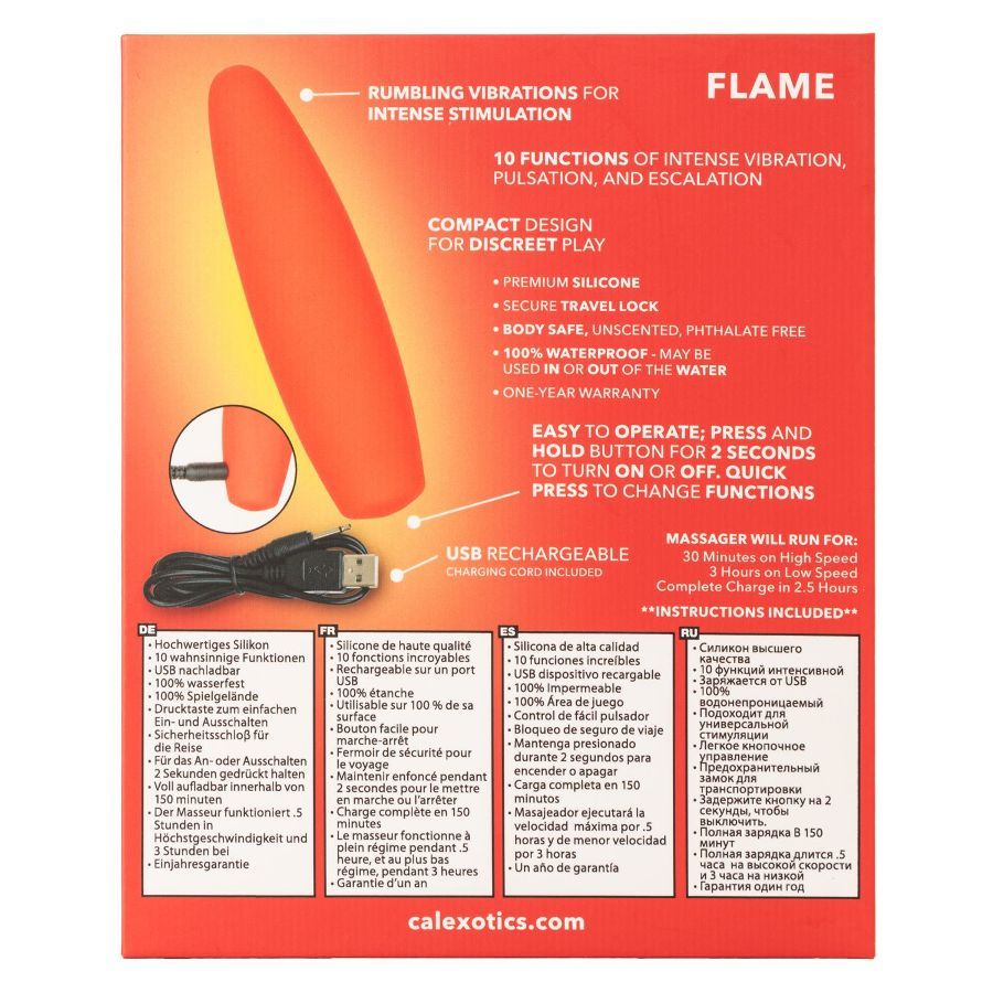 The Red Hot Flame is sure to light a fire in your love life ... CEN - Red Hot Flame Heat Vibe photo-9