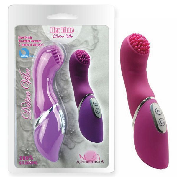 7 Functions.
Unique Texture.
Flexible Head.
Designed just... Aphrodisia - Desire Vibe - Massager - Pink photo