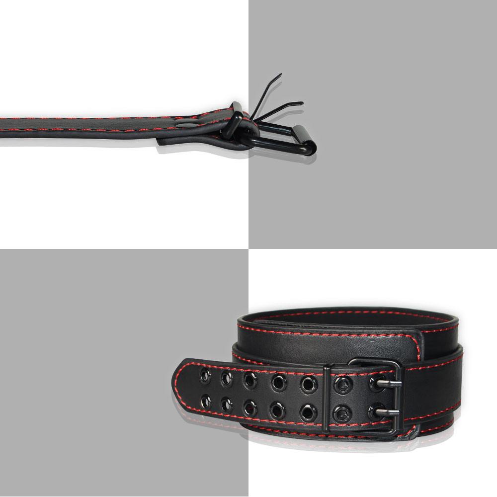 This beautifully crafted masks accentuate your features and ... Lovetoy - Bondage Fetish Collar - Black photo-7
