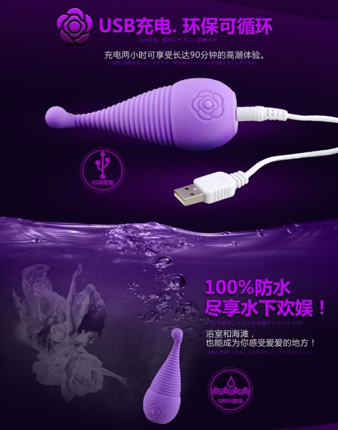 This silicone vibrator is designed especially for the girls,... Tokyo Design - Maro Kawaii 1 - Purple photo-7