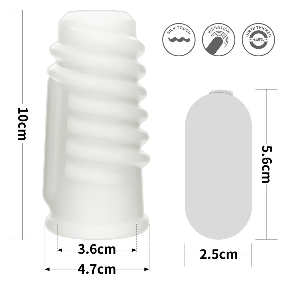 Knights Ring is a great choice for individuals and partners ... Lovetoy - Knights Spiral Vibro Ring - White photo-8