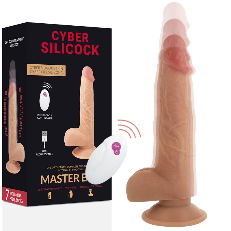 Never a silicone finish was so realistic, flexible, thermal,... Cyber Silicock - Master Ben Up&Down Vibro Dildo photo-7