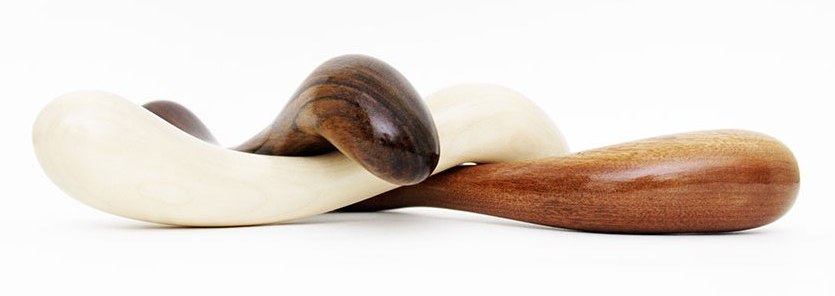 Dee Lee Doo wooden toys are made of all-natural plantation w... DeeLeeDoo - Habu Wood Dildo - Cherry photo-3