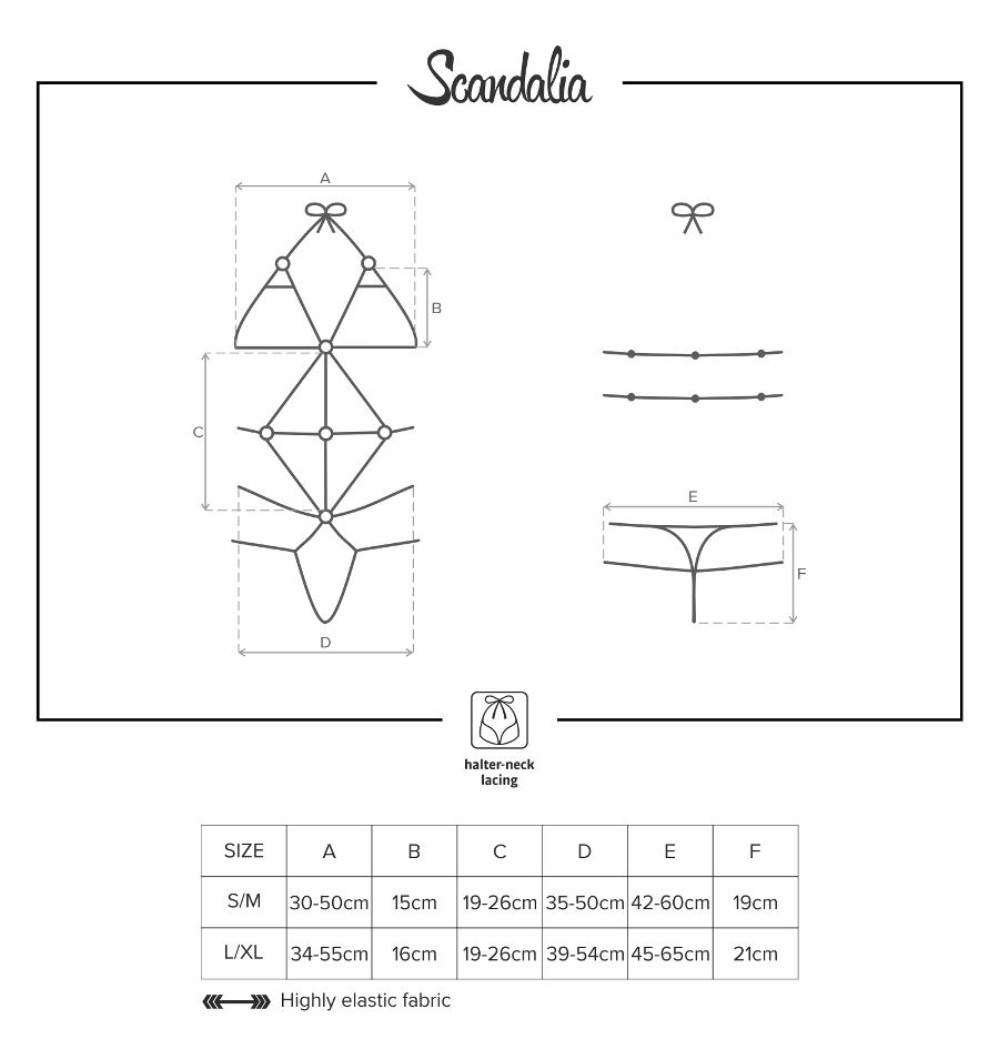 So scandalous! Yes! Your special look is gonna make an amazi... Obsessive - Scandalia Teddy - L/XL photo-7