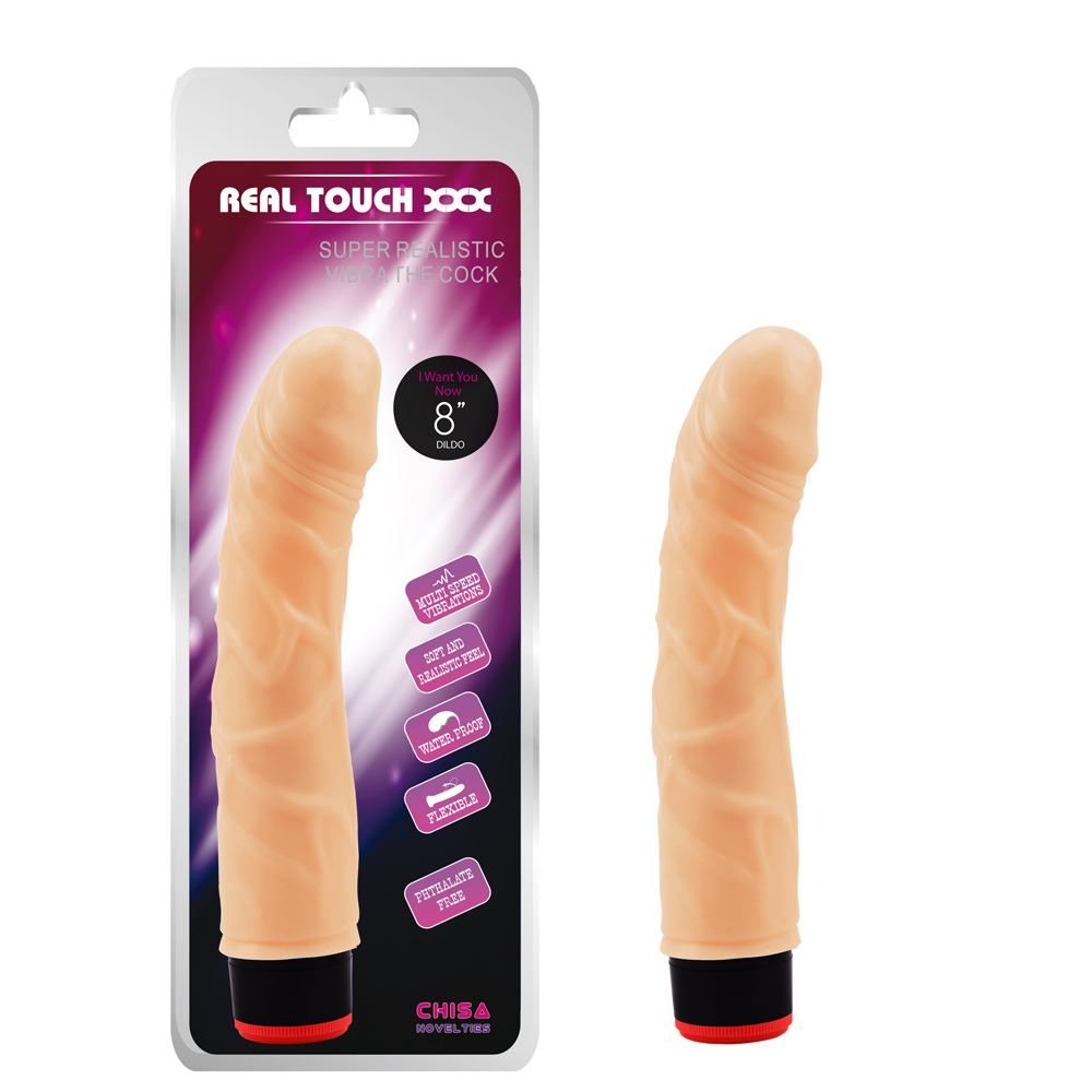Material:TPR or T-Skin
Product Size:21cm.¢3.3cm
Product Weig... Chisa - 8″ Vibe Cock - Flesh photo-7