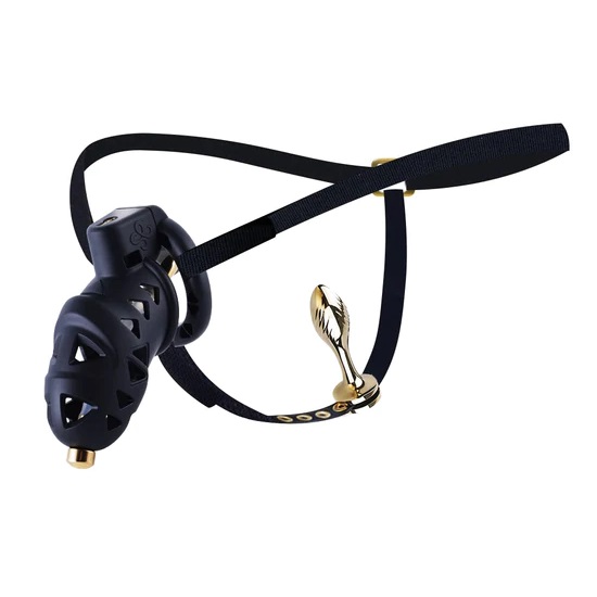 Sevanda - Rattlesnake Chastity Cage Pro Short - Black