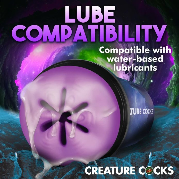 Get caught in a wormhole with this frighteningly hot alien s... Creature Cocks - Wormhole Alien Stroker photo-9