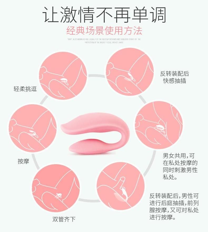 Sex Toy Vibration for Women and Couples
Material: Full Sili... Wowyes - 2U Couple Massager w Remote Control - Pink photo-6
