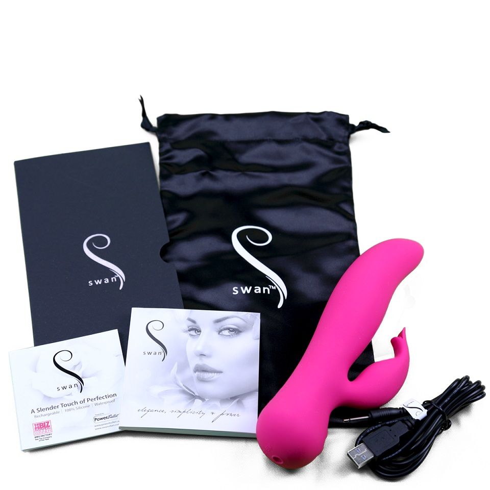 Blooming with passion, the Blossom Swan has emerged with a d... Swan - The Blossom Swan Vibrator - Pink photo-5
