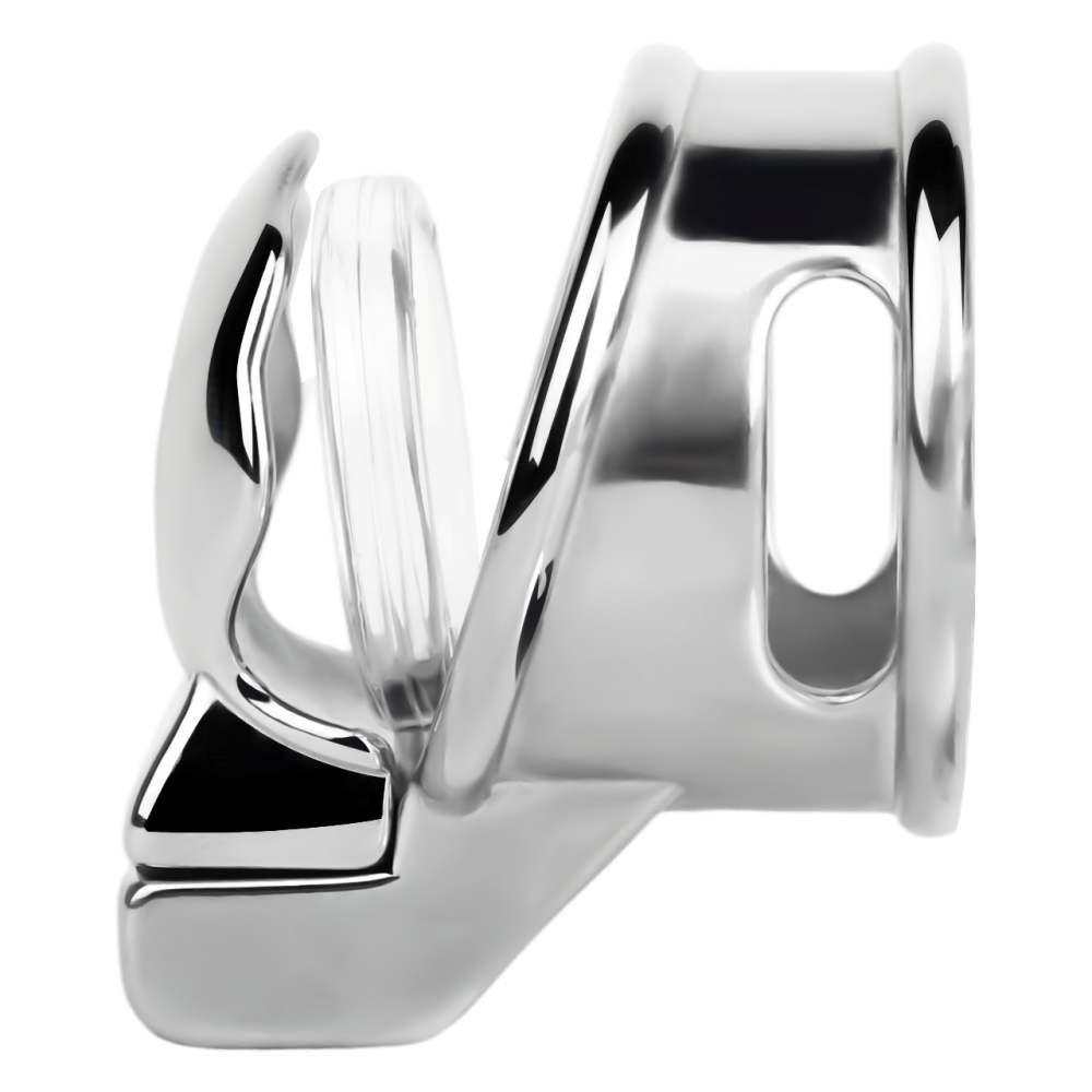 FAAK - Metal Chastity Cage 341 w Belt - Black photo-3