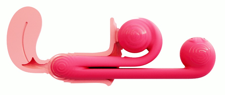 The Snail Vibe vibrator won the XBIZ award for most innovati... Snail Vibe - Duo Vibrator - Pink photo-6