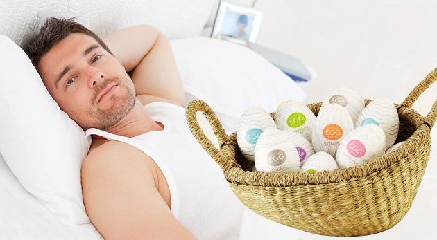 Nubs of sizes large and small cover the interior wall for an... Tenga - Egg Clicker photo-11