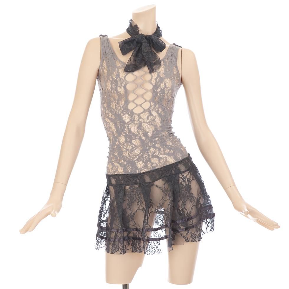 Body stockings to a new era.
Fusion with costumes is new.
Si... Costume Garden - GB-409 Lace Ribbon Costume photo-3