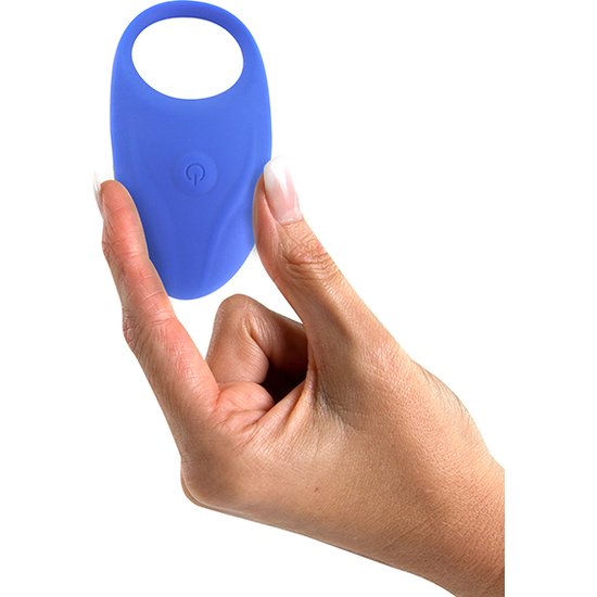 The vibrating cockring Thor of Feelztoys makes your erection... Feelztoys - Thor Vibro Ring - Blue photo-2