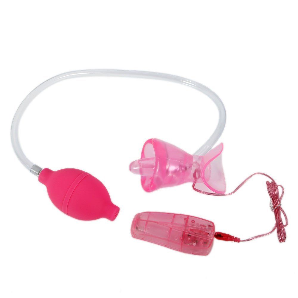 Girls watch out! Pump n\' play means business.
This sti... Aphrodisia - Pump n's Play Suction Mouth - Pink photo-2