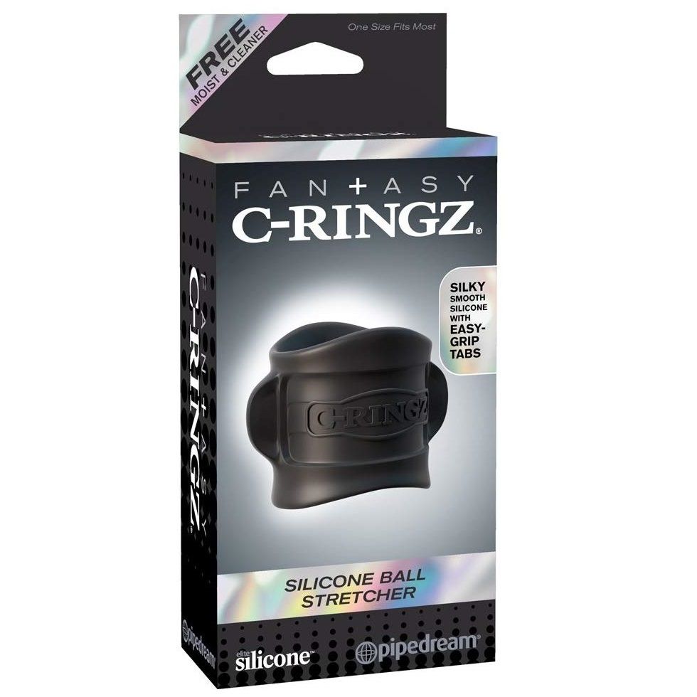 When you’re looking for the ultimate tug on your testicles, ... Pipedream - Silicone Ball Stretcher - Black photo-7